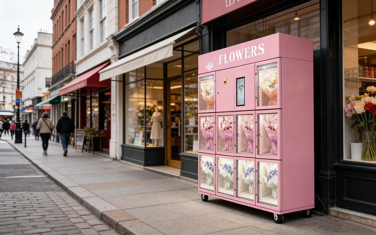 Flower vending machine-20