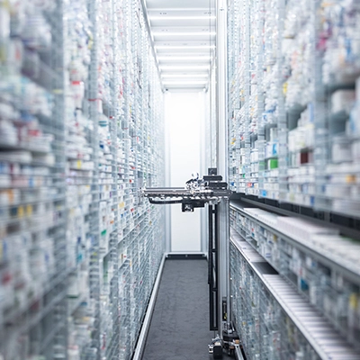 Large capacity automatic pill dispenser