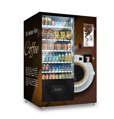Combined Coffee and Snack Vending Machines