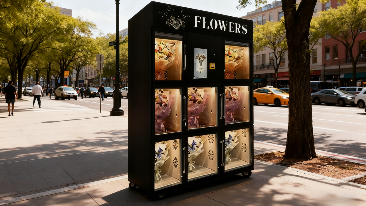 Flower vending machine-15