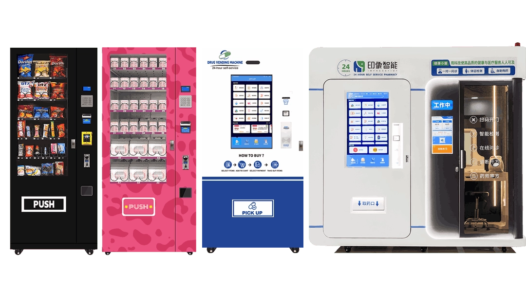 Here's an alt text option for the image:

Top vending machines:  A diverse range of automated retail solutions.