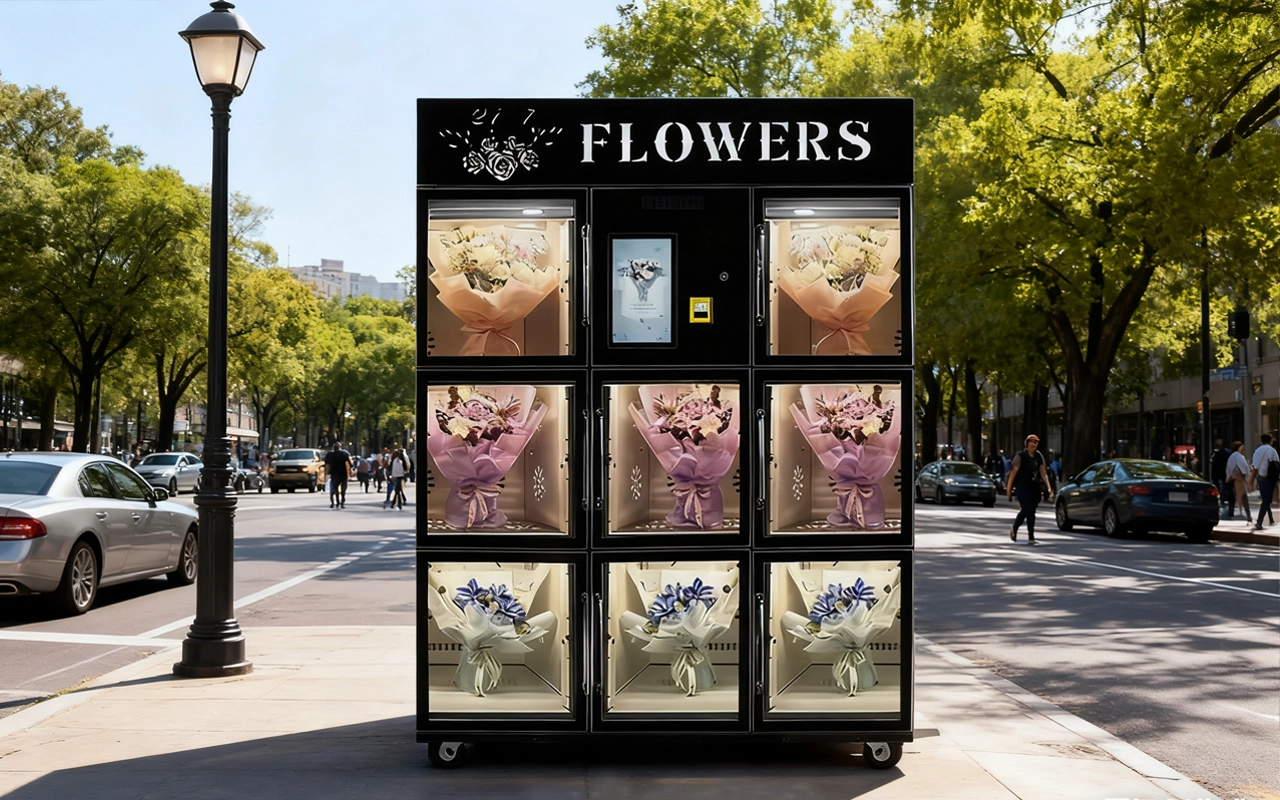 Flower vending machine-10