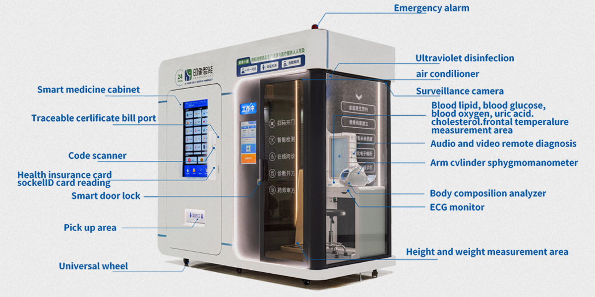 Multiple functionalhealth check station
